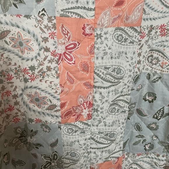 7 For All Mankind | Pastel Print Quilted Jacket NWT - Picture 7 of 8